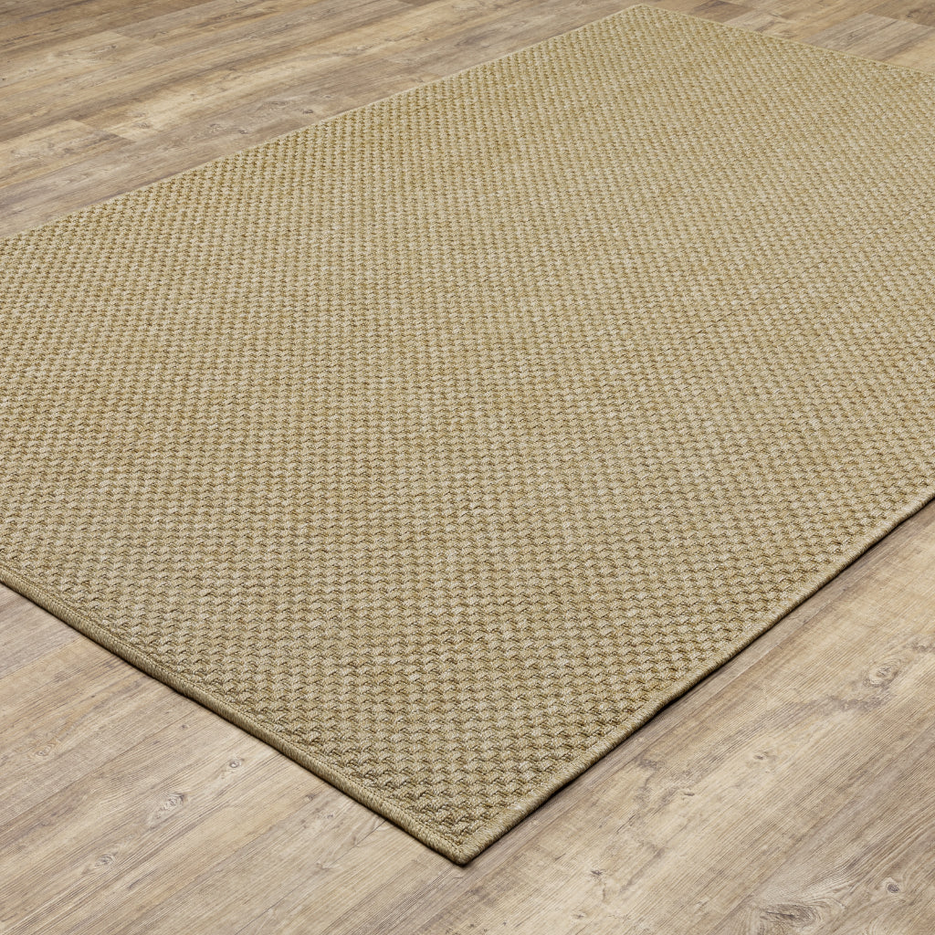 Oriental Weavers Karavia 2160X Sand Rectangle Indoor / Outdoor Area Rug - Stain Resistant Machine Made Patio Rug