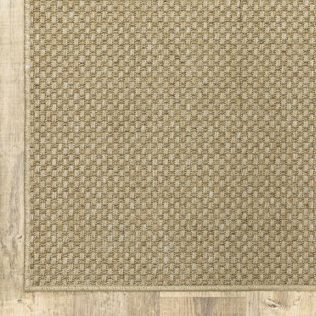 Oriental Weavers Karavia 2160X Sand Rectangle Indoor / Outdoor Area Rug - Stain Resistant Machine Made Patio Rug
