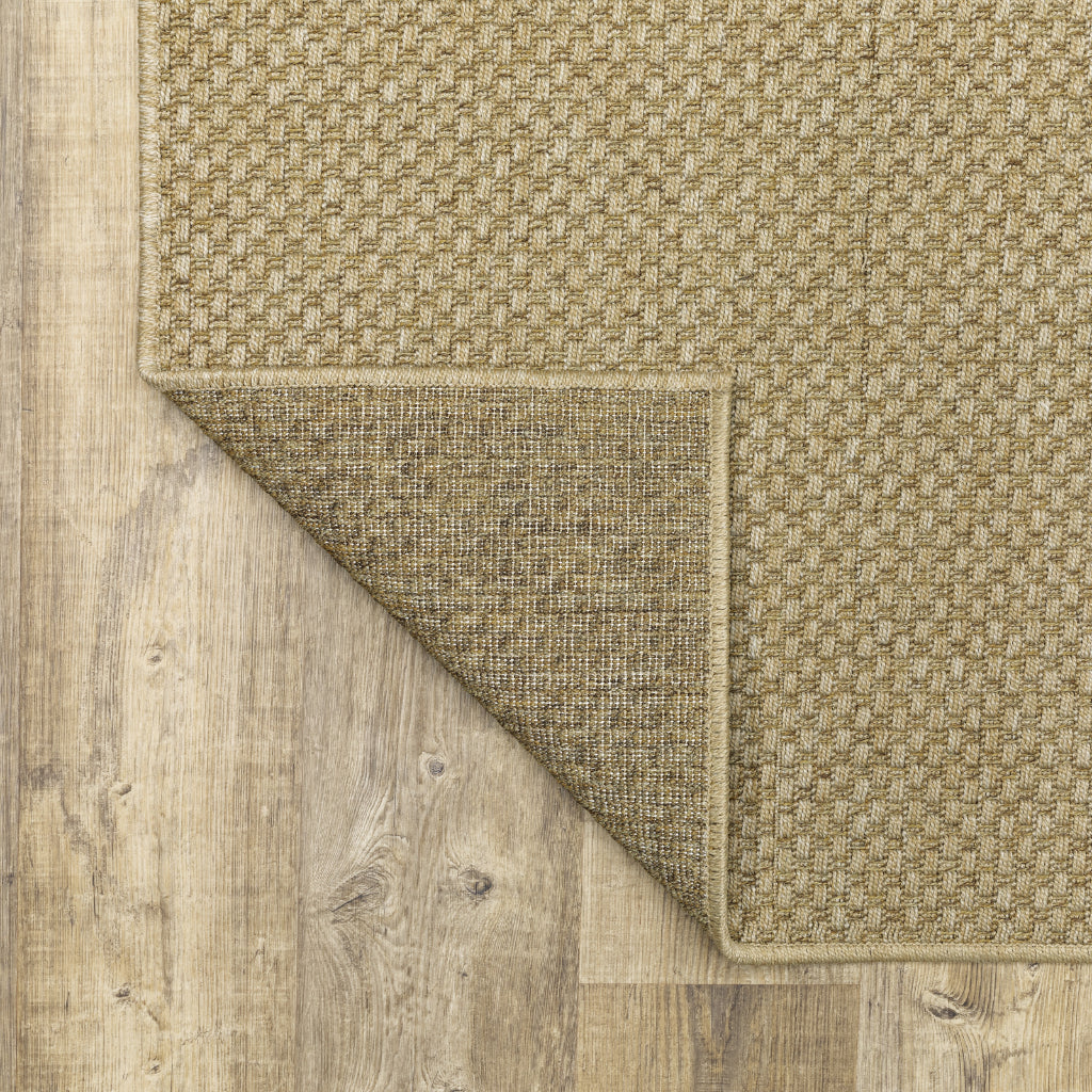 Oriental Weavers Karavia 2160X Sand Rectangle Indoor / Outdoor Area Rug - Stain Resistant Machine Made Patio Rug