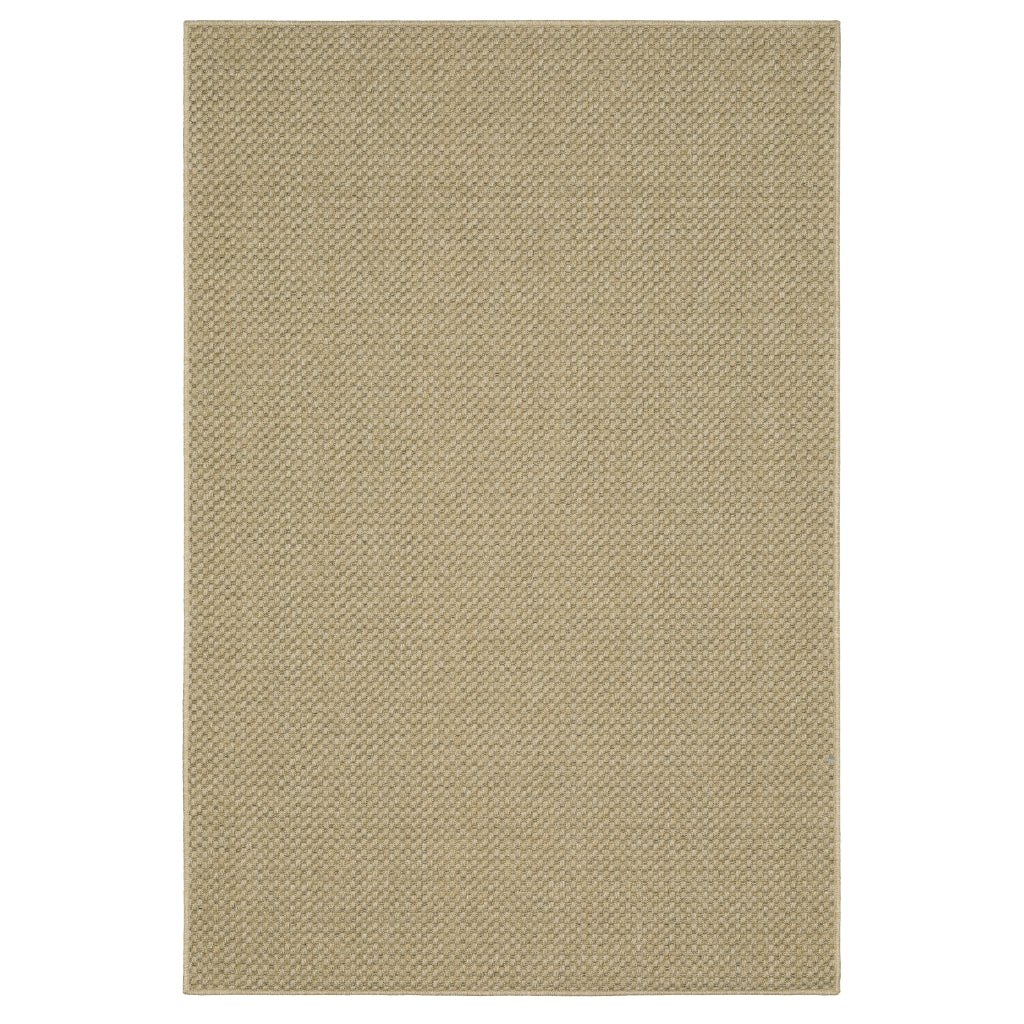 Oriental Weavers Karavia 2160X Sand Rectangle Indoor / Outdoor Area Rug - Stain Resistant Machine Made Patio Rug