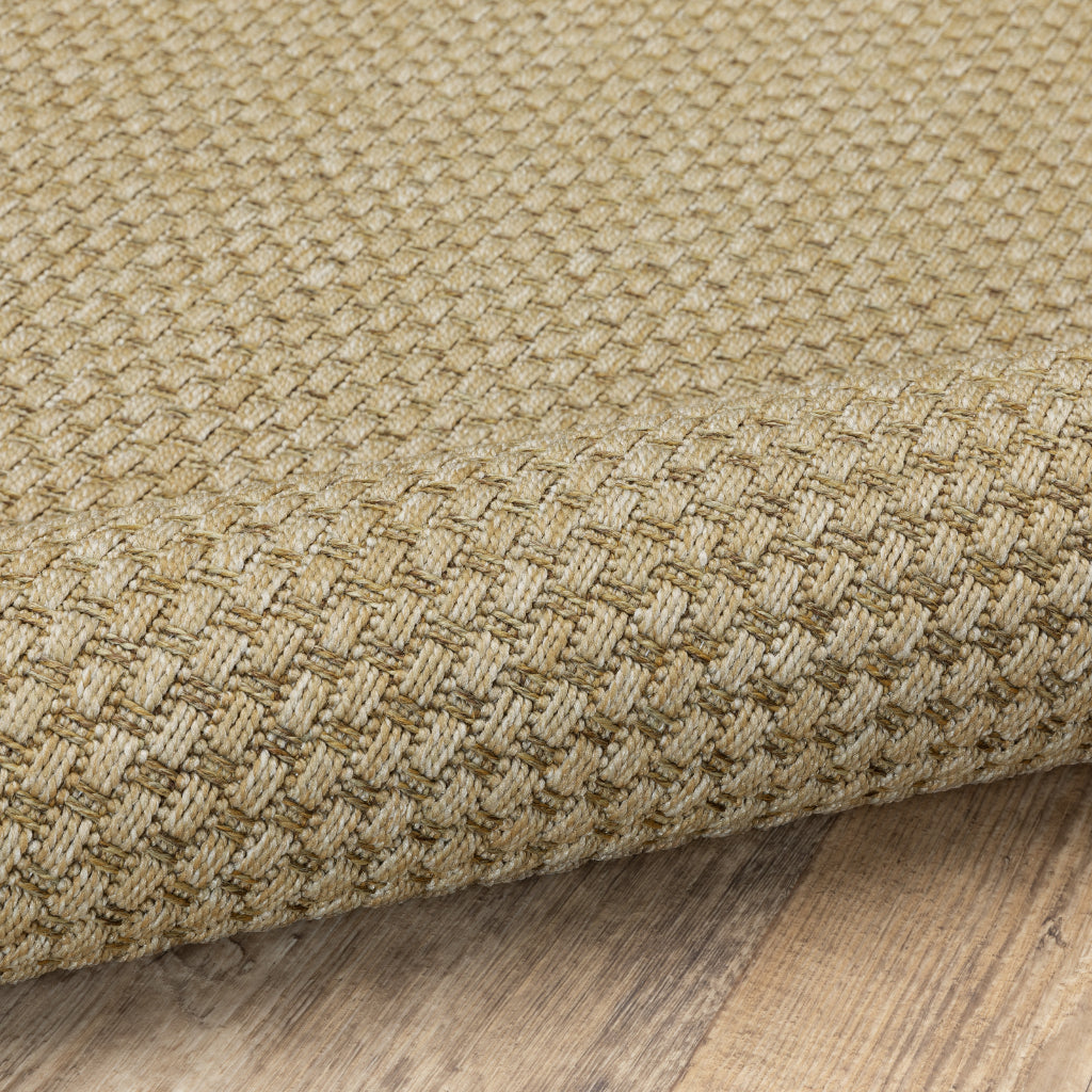 Oriental Weavers Karavia 2160X Sand Rectangle Indoor / Outdoor Area Rug - Stain Resistant Machine Made Patio Rug