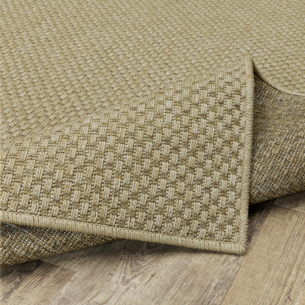 Oriental Weavers Karavia 2160X Sand Rectangle Indoor / Outdoor Area Rug - Stain Resistant Machine Made Patio Rug