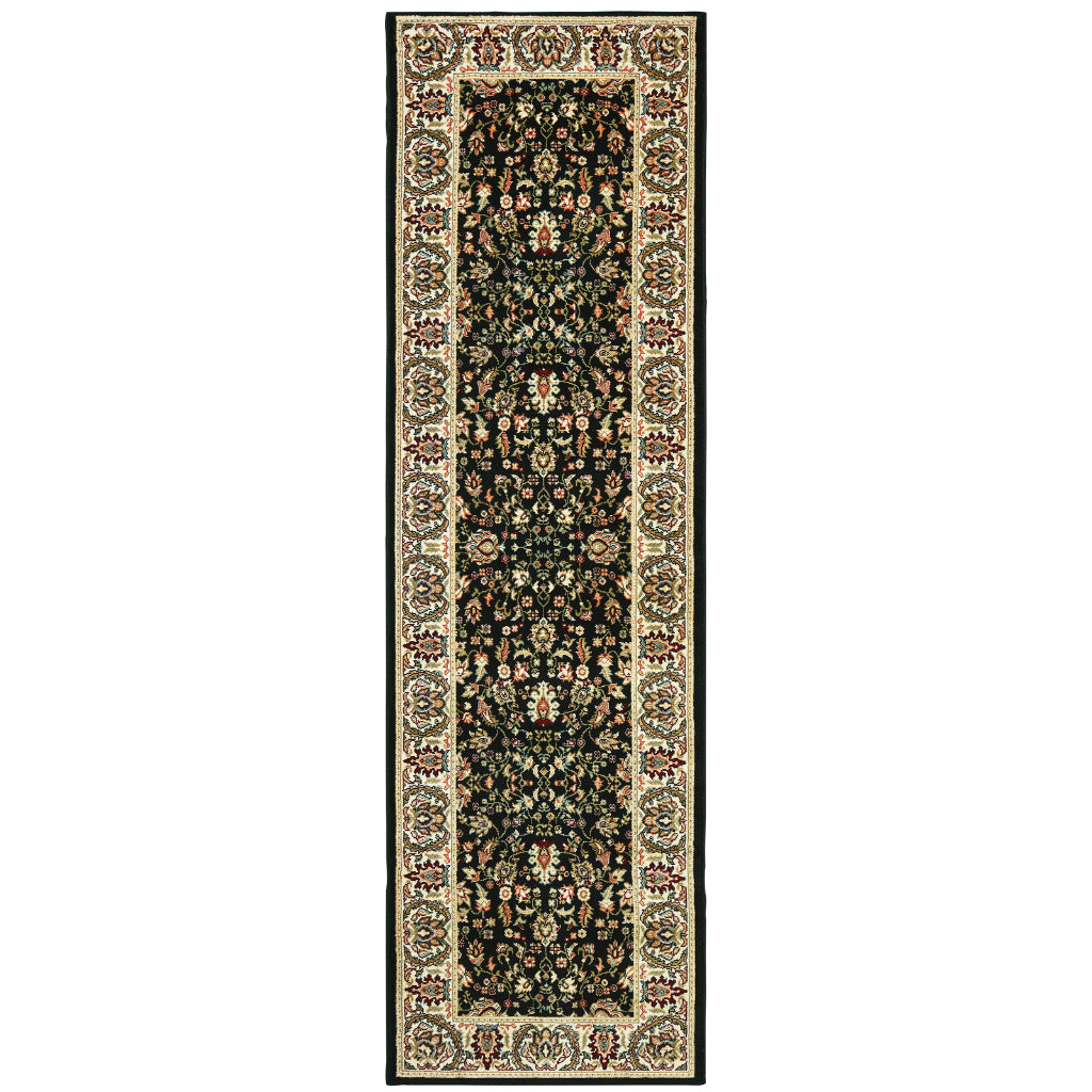 Oriental Weavers Kashan 108B1 Multicolor Rectangle Indoor Runner - Luxurious Stain Resistant Persian Style Rug with Oriental Design