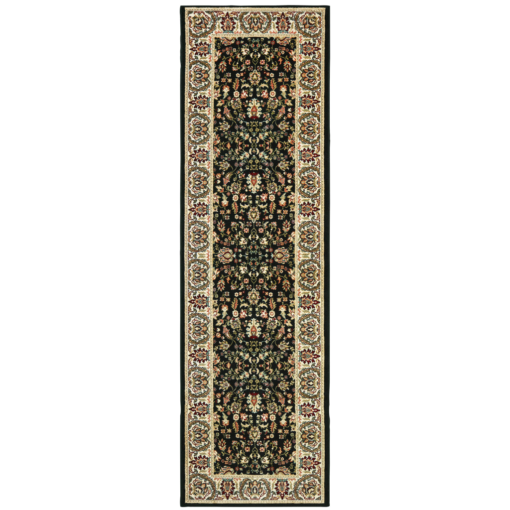Oriental Weavers Kashan 108B1 Multicolor Rectangle Indoor Runner - Luxurious Stain Resistant Persian Style Rug with Oriental Design-