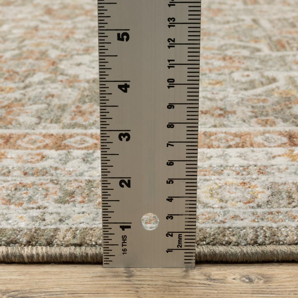 Oriental Weavers Keaton KEA01 Rust Rectangle Indoor Runner Oriental Pattern-