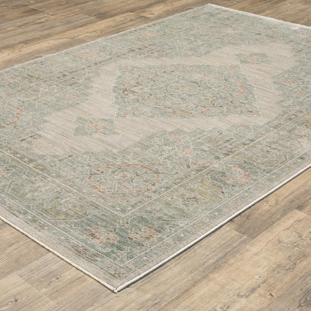 Oriental Weavers Keaton KEA02 Beige Rectangle Indoor Area Rug Oriental Pattern-
