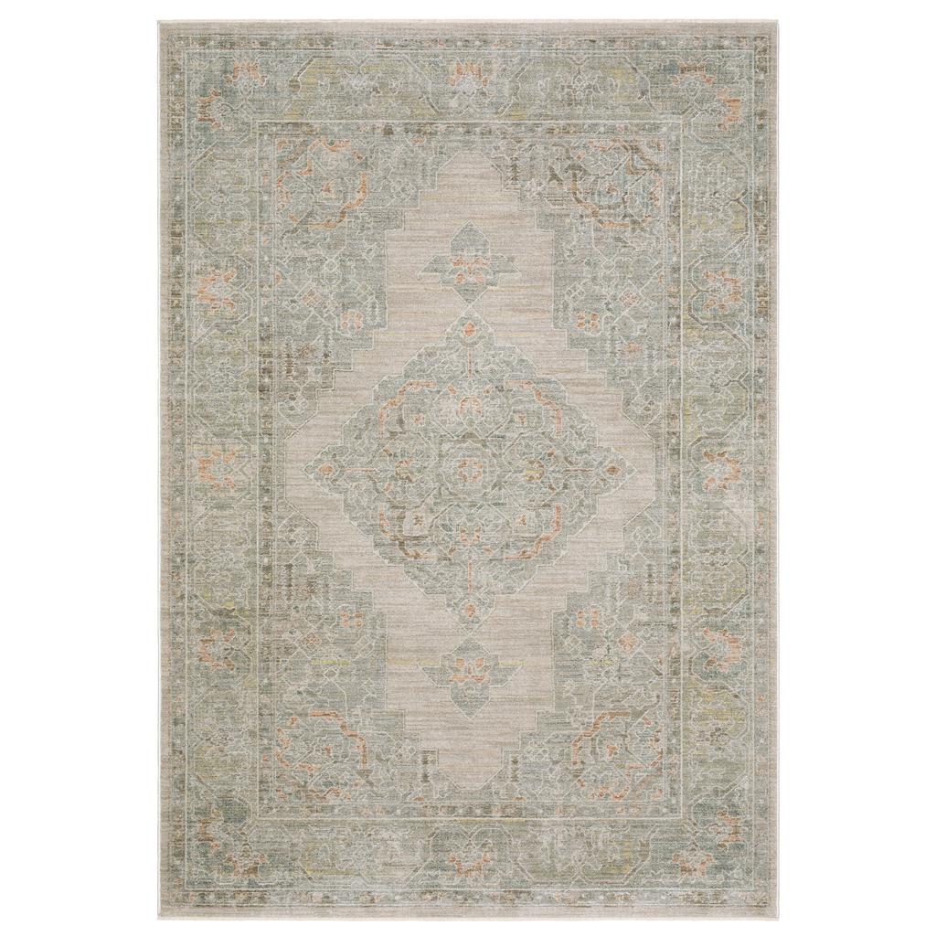 Oriental Weavers Keaton KEA02 Beige Rectangle Indoor Area Rug Oriental Pattern-