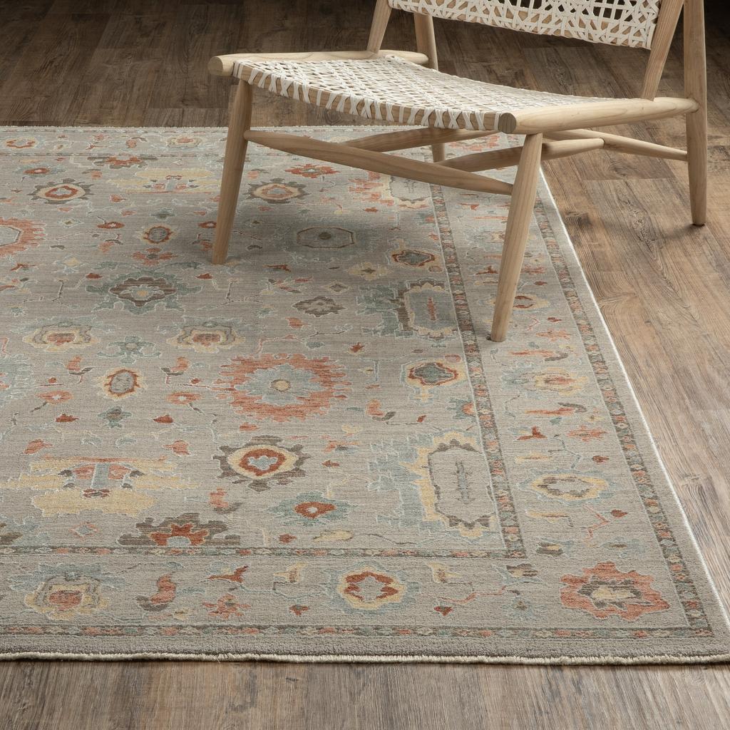 Oriental Weavers Keaton KEA03 Grey Rectangle Indoor Runner Oriental Pattern-