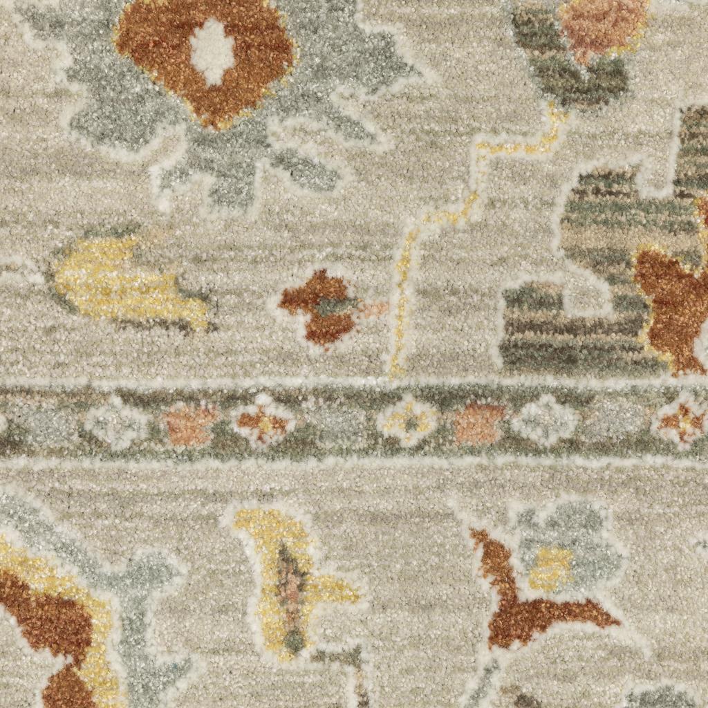 Oriental Weavers Keaton KEA03 Grey Rectangle Indoor Runner Oriental Pattern-