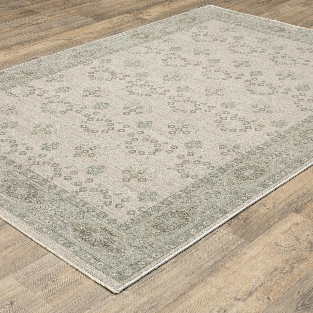 Oriental Weavers Keaton KEA04 Beige Rectangle Indoor Area Rug Oriental Pattern-