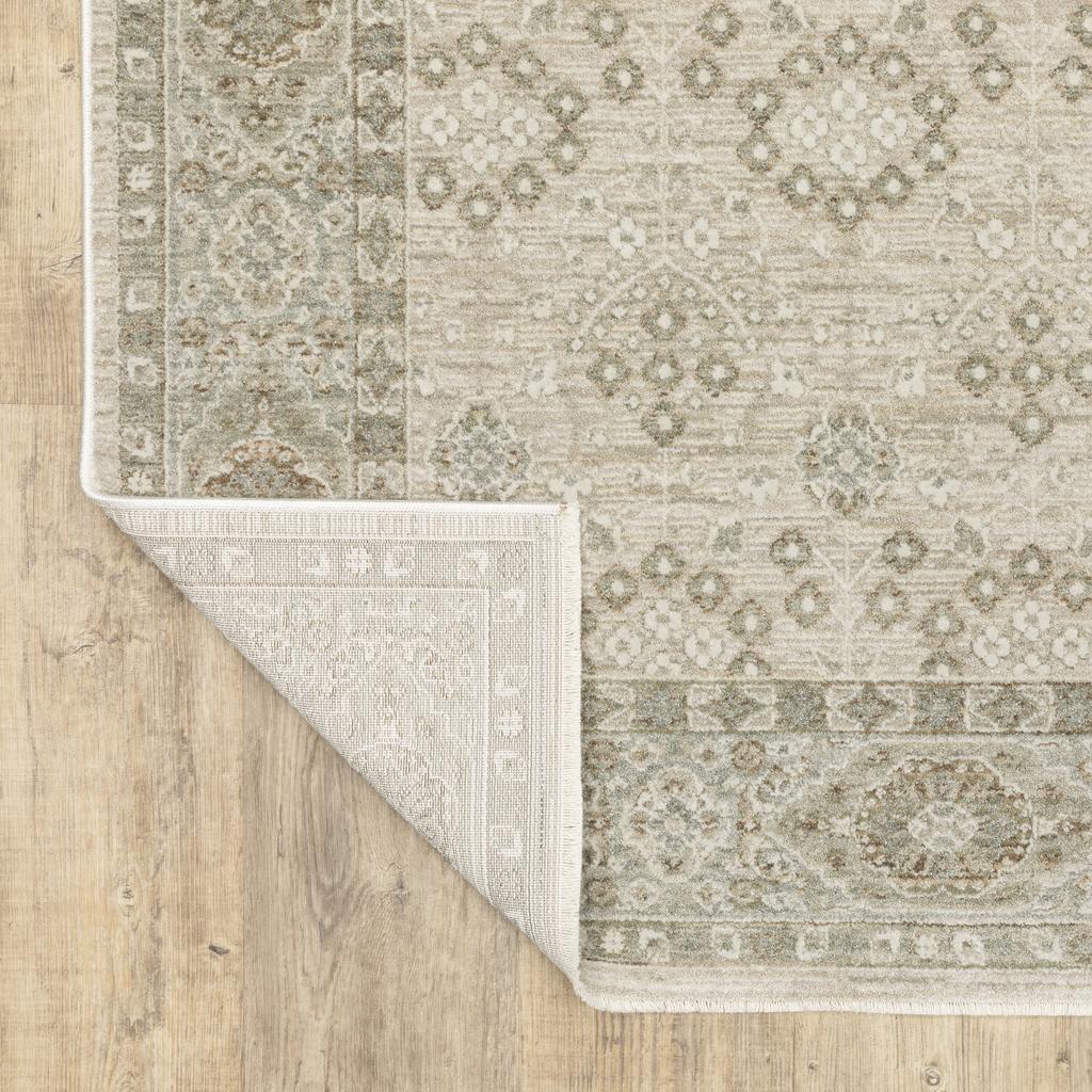 Oriental Weavers Keaton KEA04 Beige Rectangle Indoor Area Rug Oriental Pattern-
