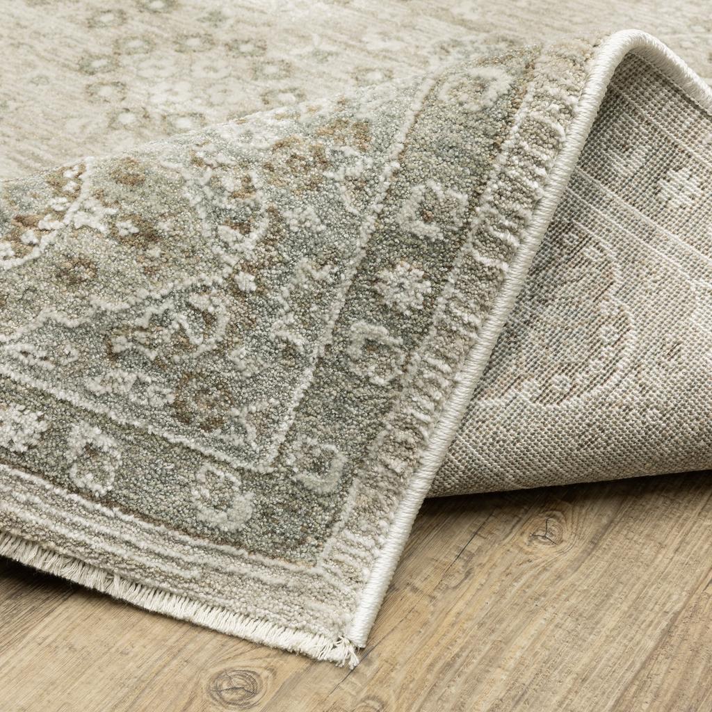 Oriental Weavers Keaton KEA04 Beige Rectangle Indoor Runner Oriental Pattern-