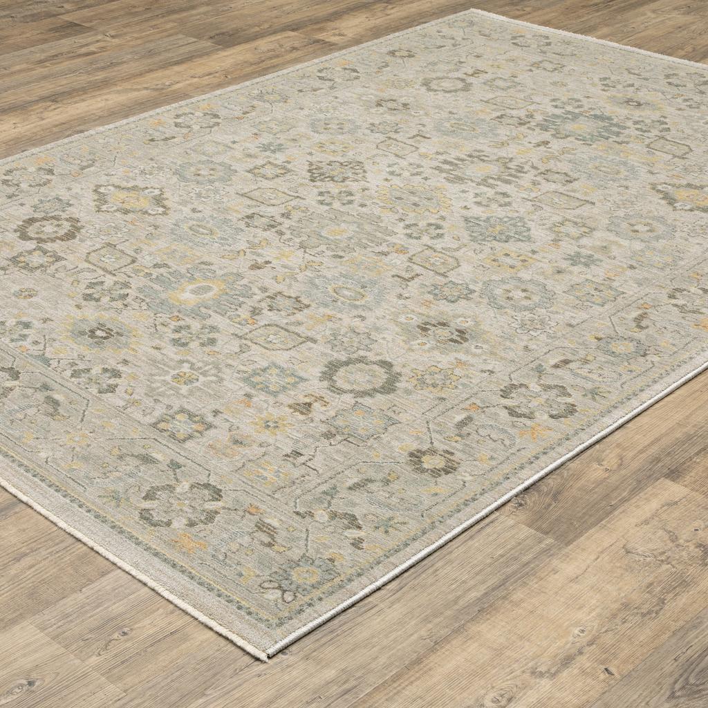 Oriental Weavers Keaton KEA06 Beige Rectangle Indoor Area Rug Oriental Pattern-