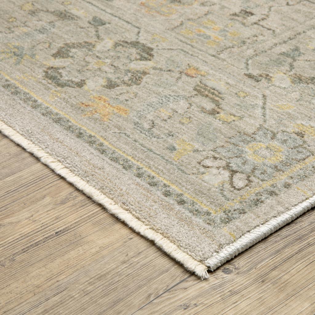 Oriental Weavers Keaton KEA06 Beige Rectangle Indoor Runner Oriental Pattern-