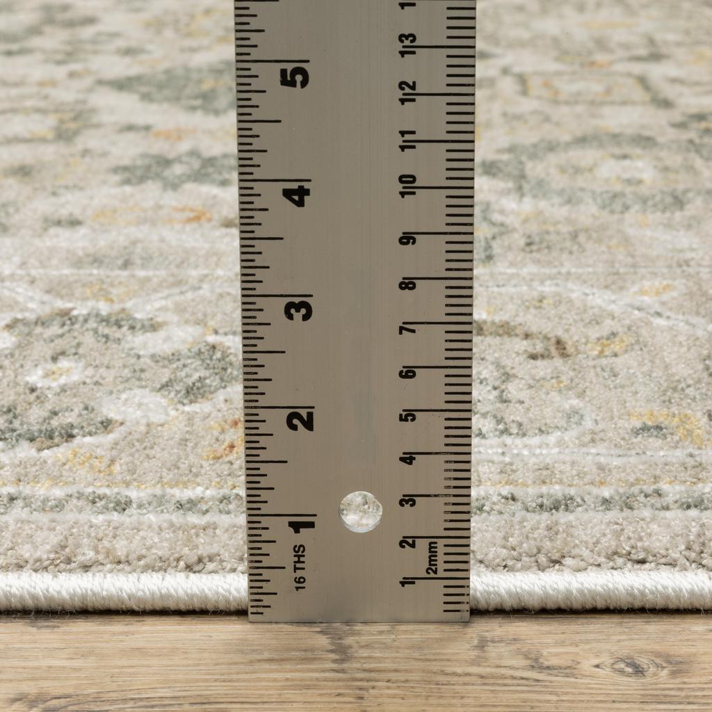 Oriental Weavers Keaton KEA06 Beige Rectangle Indoor Area Rug Oriental Pattern-