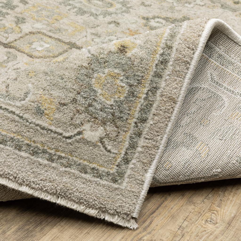 Oriental Weavers Keaton KEA06 Beige Rectangle Indoor Runner Oriental Pattern-
