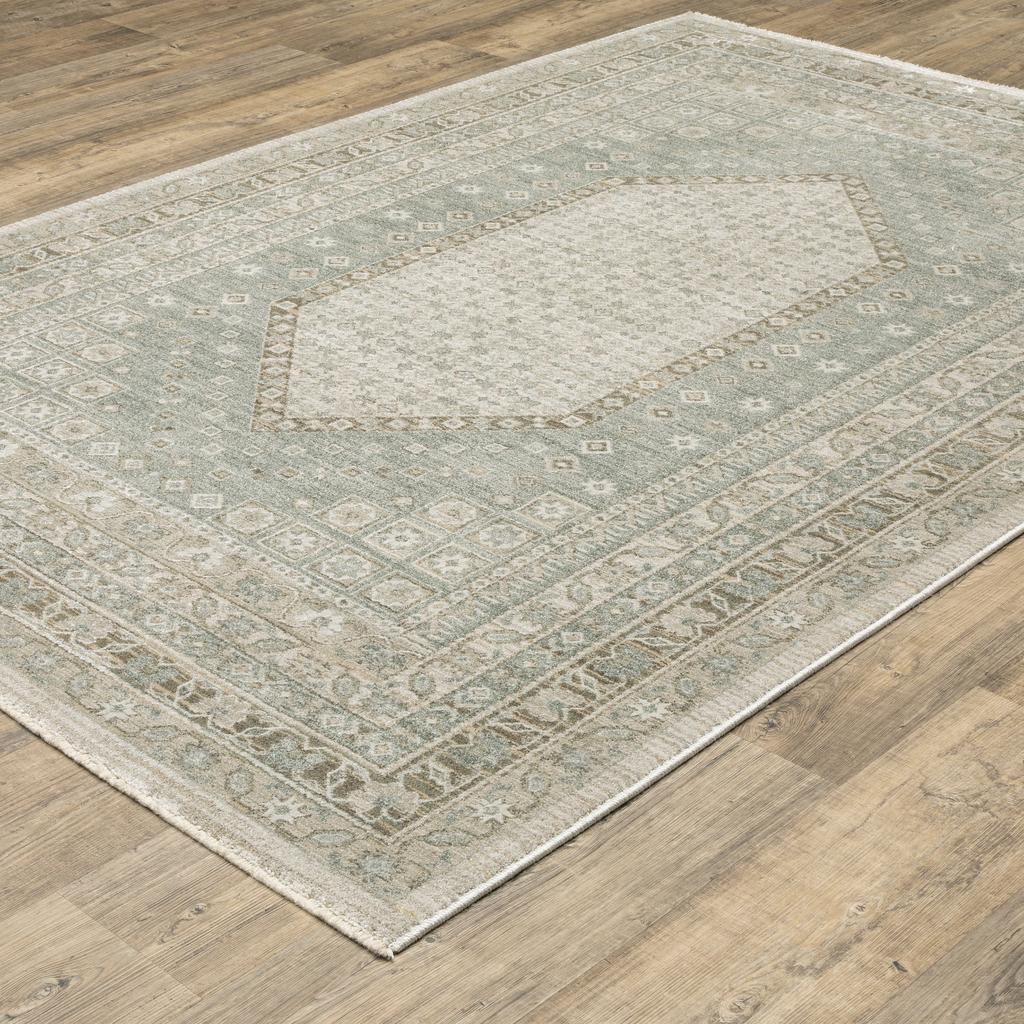 Oriental Weavers Keaton KEA08 Beige Rectangle Indoor Area Rug Oriental Pattern-