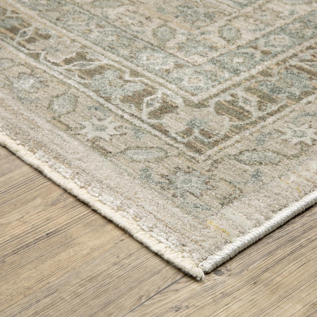 Oriental Weavers Keaton KEA08 Beige Rectangle Indoor Runner Oriental Pattern-