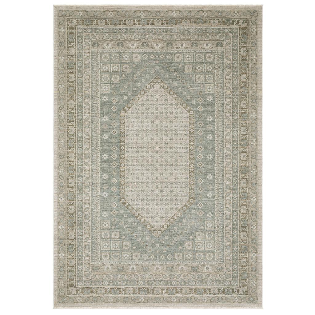 Oriental Weavers Keaton KEA08 Beige Rectangle Indoor Runner Oriental Pattern-