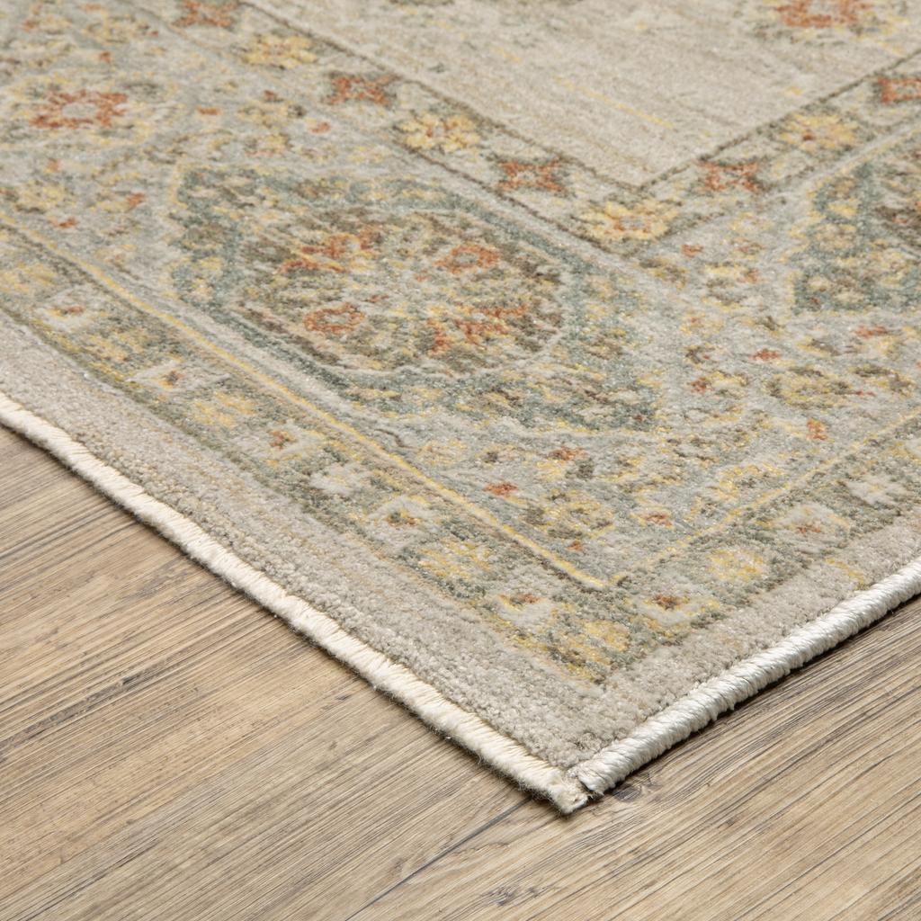 Oriental Weavers Keaton KEA09 Beige Rectangle Indoor Area Rug Oriental Pattern-