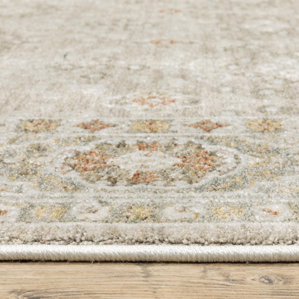 Oriental Weavers Keaton KEA09 Beige Rectangle Indoor Area Rug Oriental Pattern-