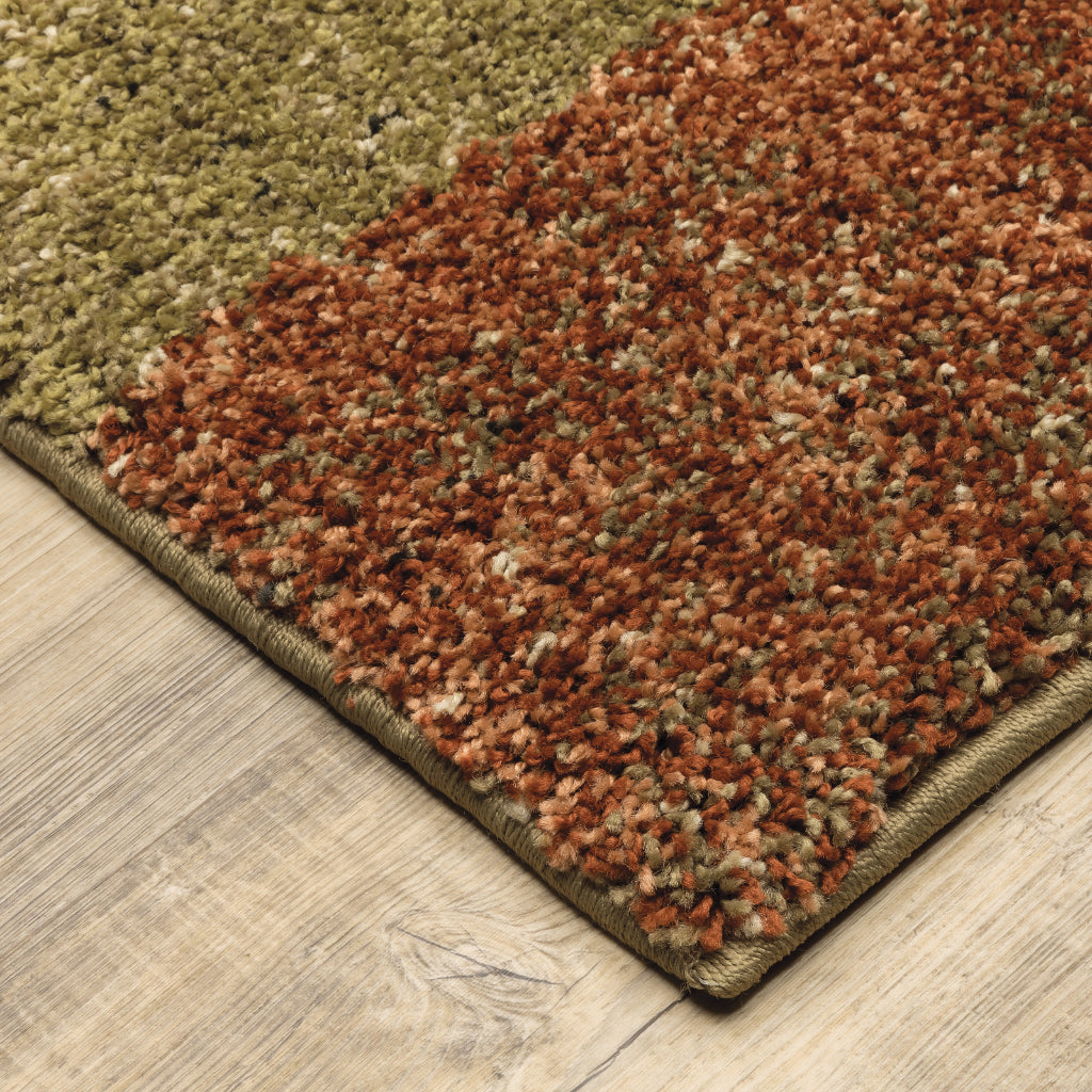 Oriental Weavers Kendall 1330D Multicolor Rectangle Indoor Plush Area Rug - Stain Resistant Geometric Rug