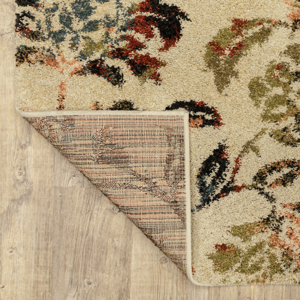 Oriental Weavers Kendall 5090E Multicolor Rectangle Indoor Plush Runner - Stain Resistant Floral Rug