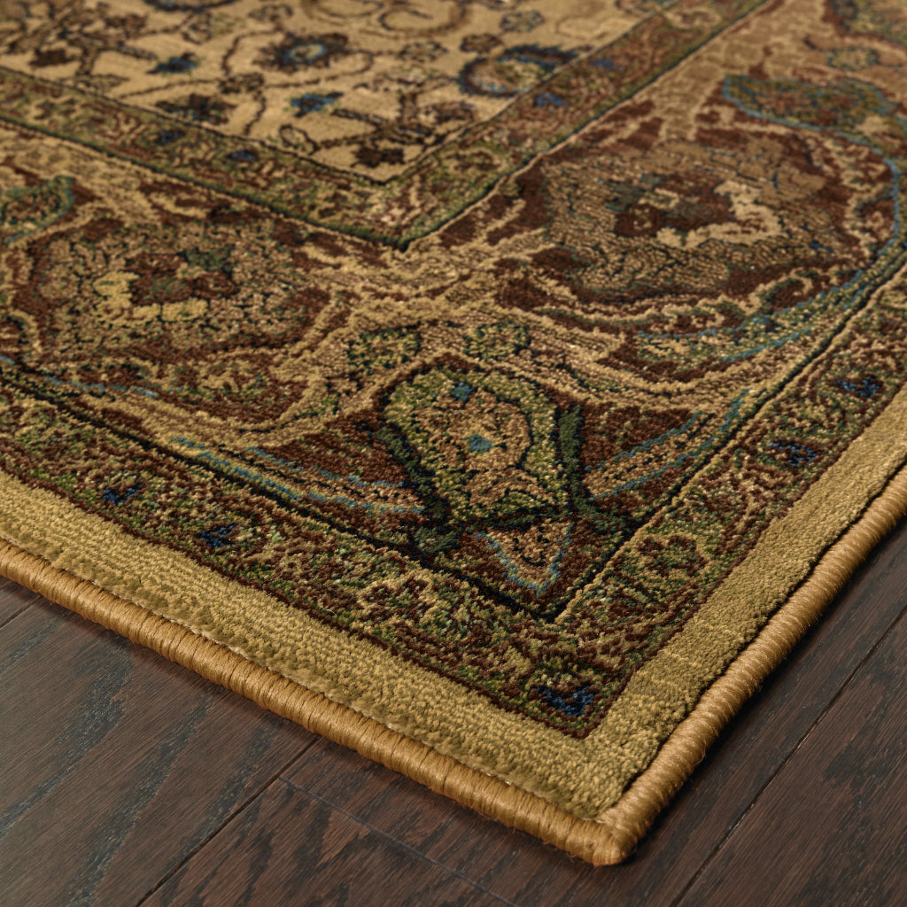 Oriental Weavers Kharma 332W4 Multicolor Rectangle Indoor Runner - Stain Resistant Rug with Oriental Design