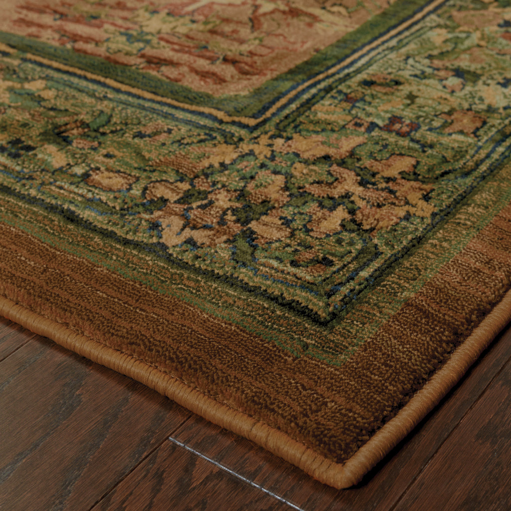 Oriental Weavers Kharma 465J4 Multicolor Rectangle Indoor Runner - Stain Resistant Rug with Oriental Design