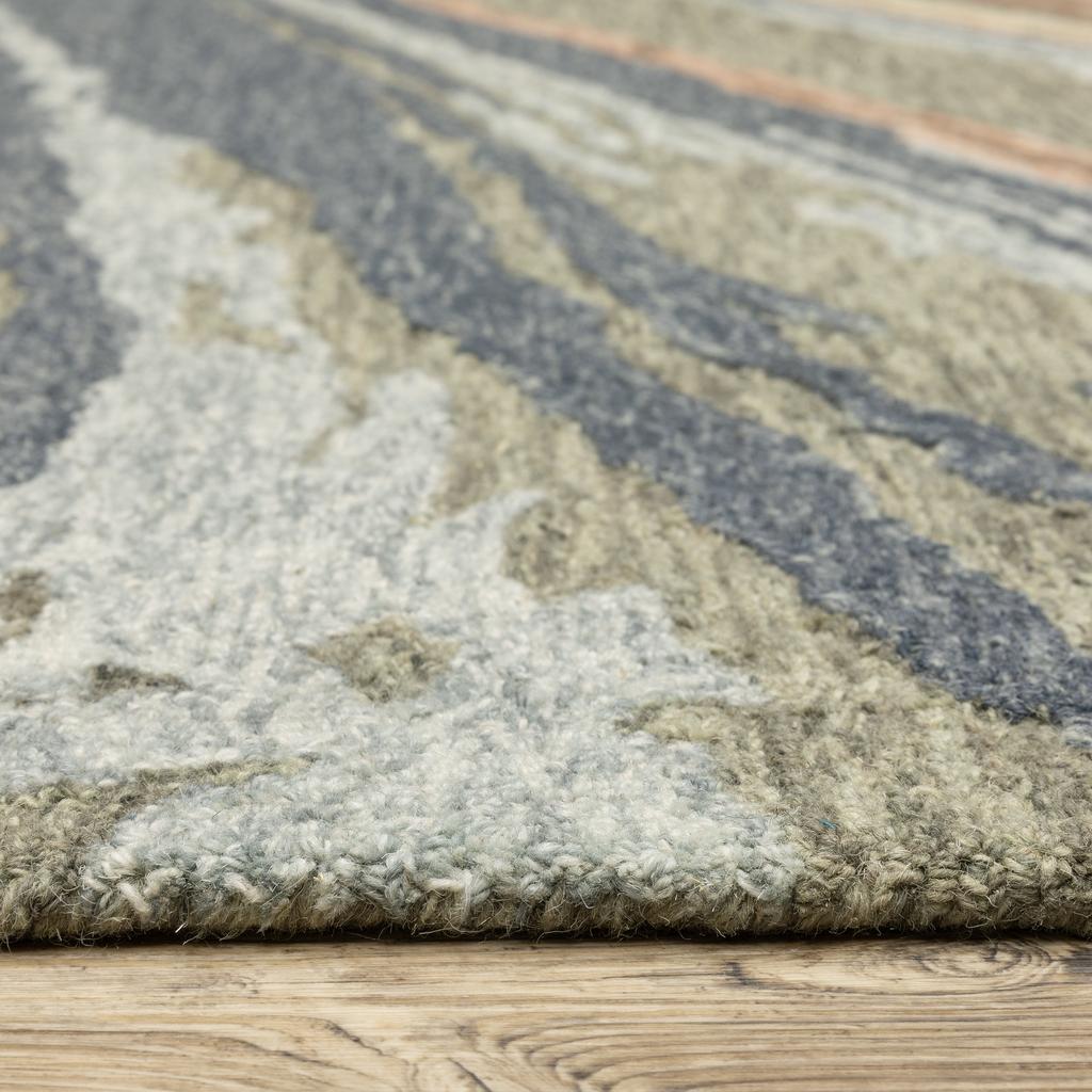 Oriental Weavers Kipton KIP04 Grey Rectangle Indoor Area Rug Abstract Pattern-