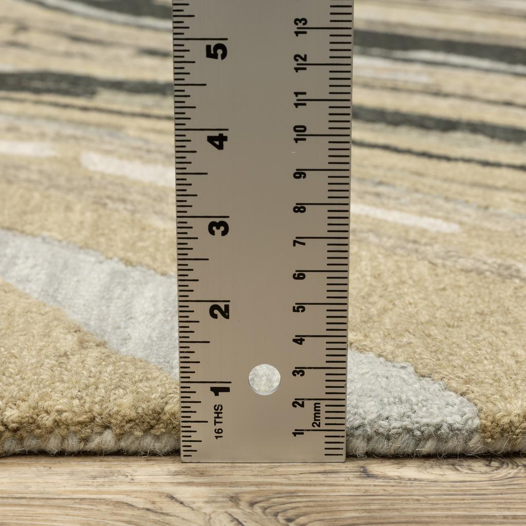 Oriental Weavers Kipton KIP05 Grey Rectangle Indoor Area Rug Abstract Pattern-