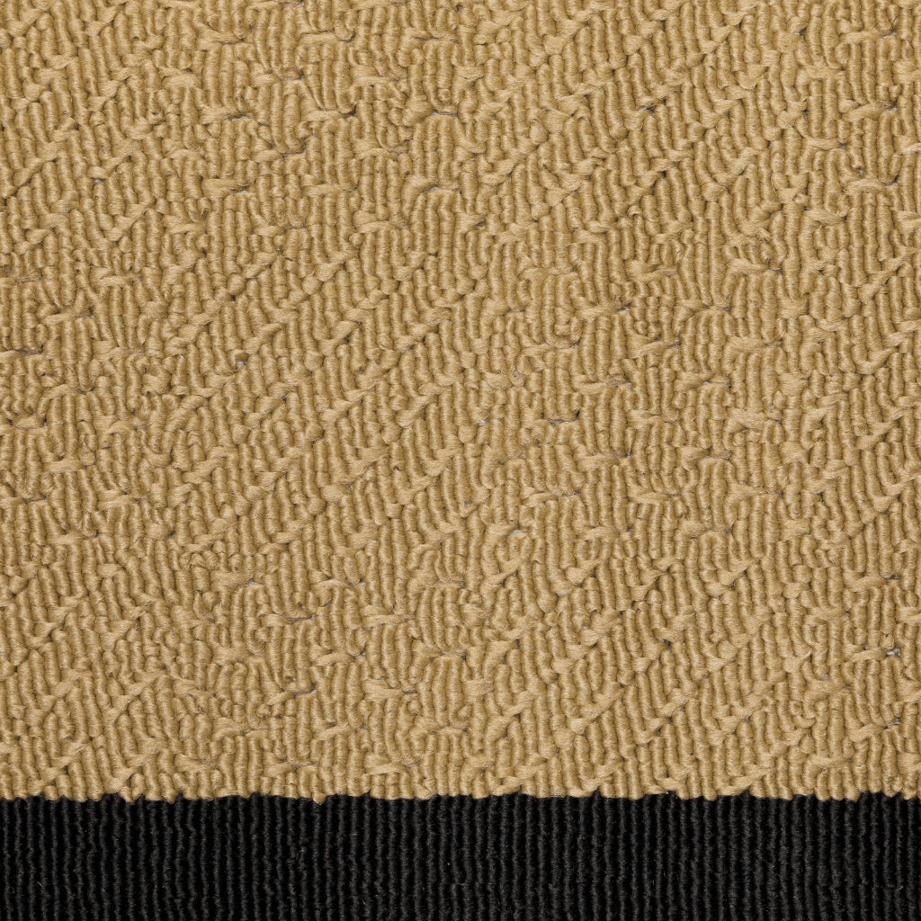 Oriental Weavers Lanai 525X5 Beige/Black Rectangle Indoor / Outdoor Area Rug - Stain Resistant Machine Made Patio Rug with Casual Design