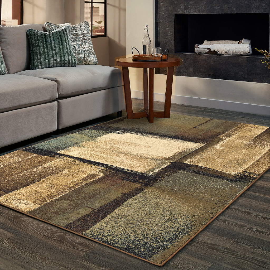 Oriental Weavers Laurel 6241A Multicolor Rectangle Indoor Area Rug - Stain Resistant Low Pile Abstract Rug