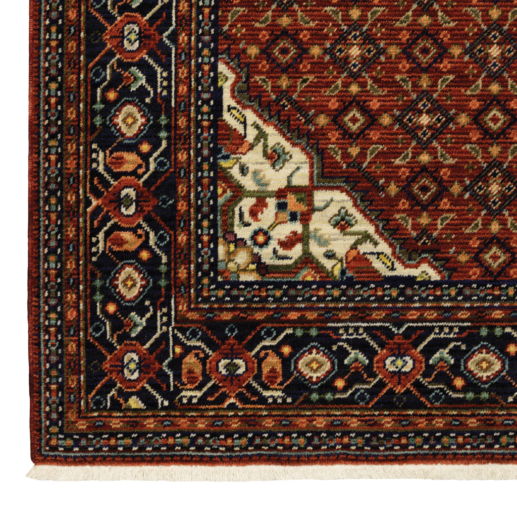 Oriental Weavers Lilihan 001C6 Multicolor Rectangle Indoor Runner - Soft &amp; Durable Low Pile Rug with Medallion Design