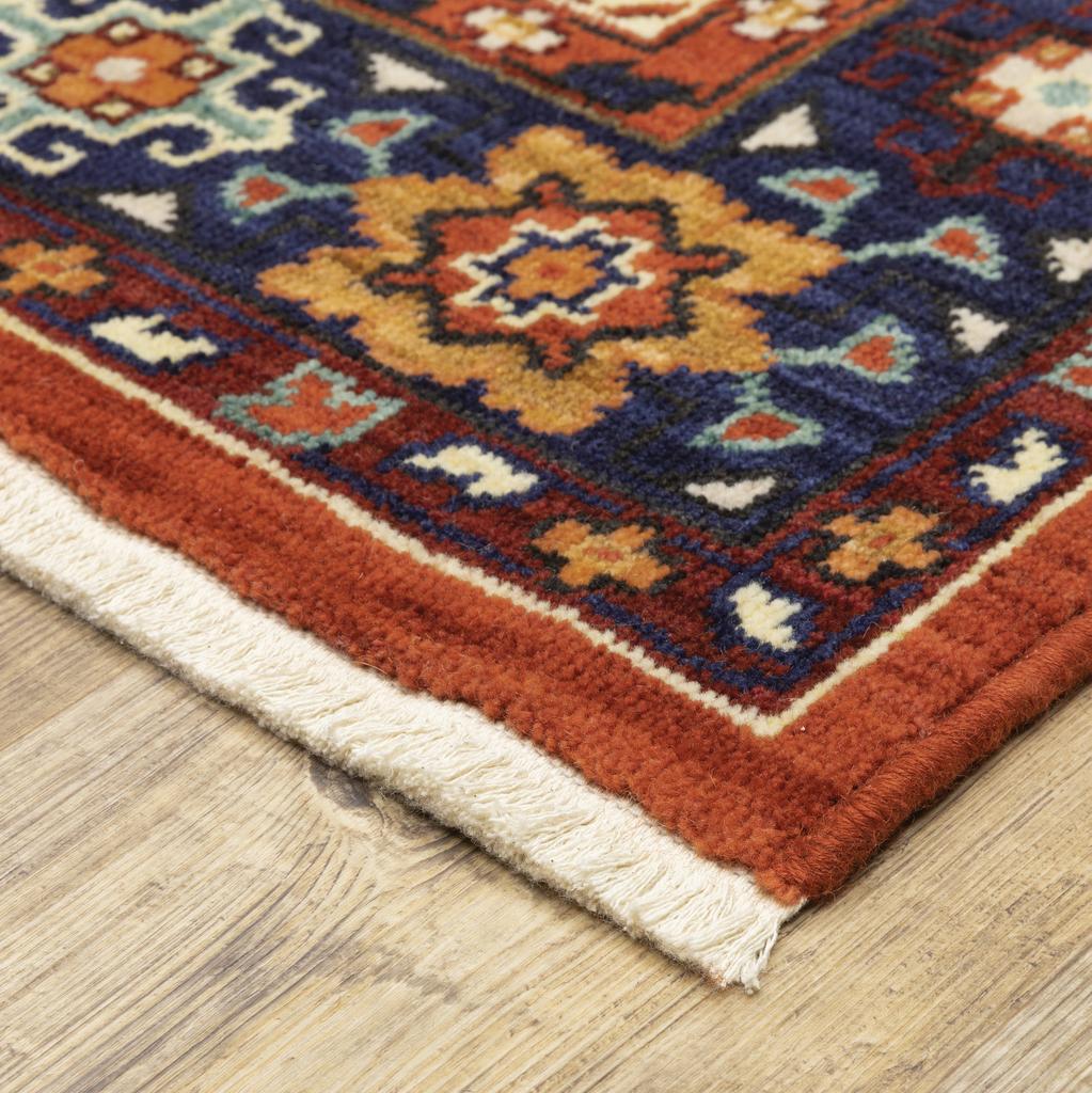 Oriental Weavers Lilihan 2061V Multicolor Rectangle Indoor Runner - Soft & Durable Low Pile Rug with Medallion Design-