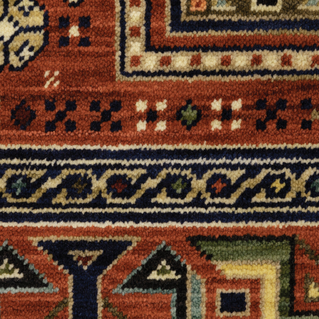 Oriental Weavers Lilihan 002C6 Multicolor Rectangle Indoor Runner - Soft &amp; Durable Low Pile Rug with Geometric Design