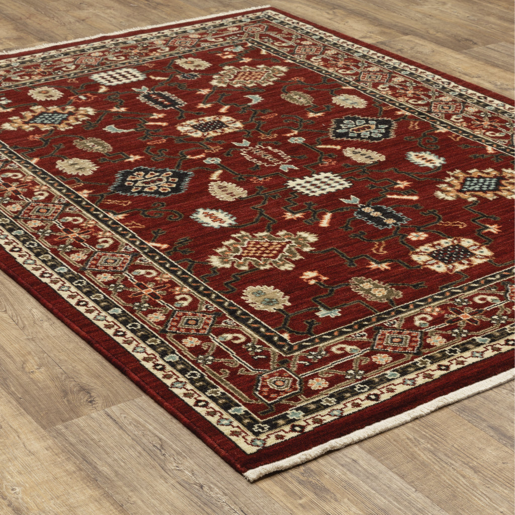 Oriental Weavers Lilihan 043S6 Multicolor Rectangle Indoor Area Rug - Soft & Durable Low Pile Rug with Oriental Design-