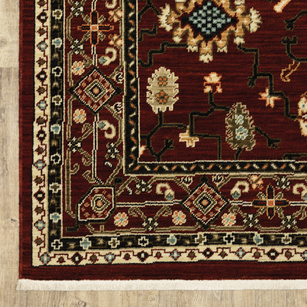 Oriental Weavers Lilihan 043S6 Multicolor Rectangle Indoor Area Rug - Soft &amp; Durable Low Pile Rug with Oriental Design