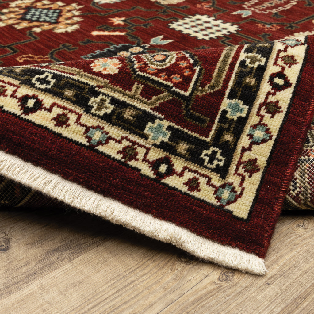 Oriental Weavers Lilihan 043S6 Multicolor Rectangle Indoor Runner - Soft & Durable Low Pile Rug with Oriental Design-