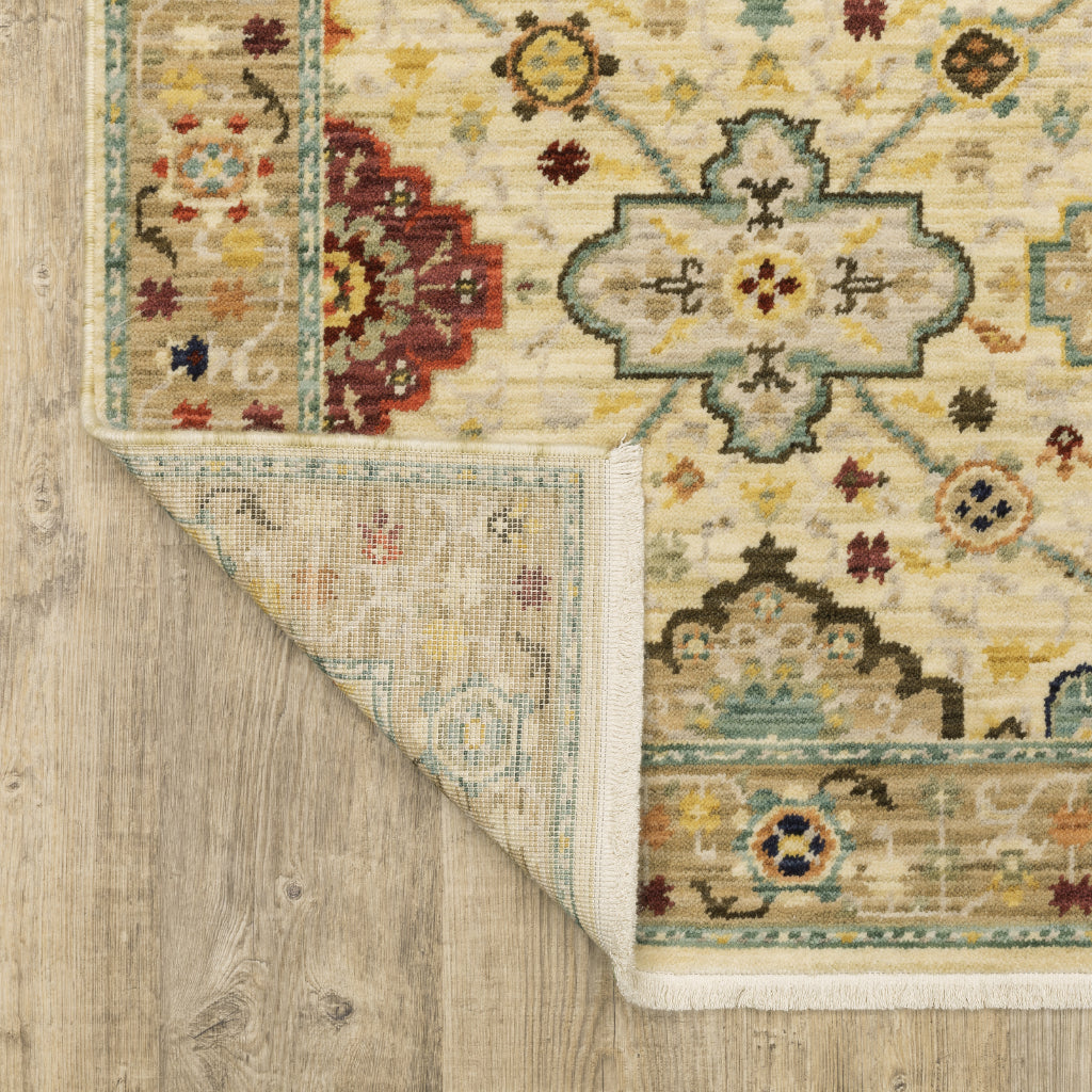 Oriental Weavers Lilihan 4601W Multicolor Rectangle Indoor Area Rug - Soft &amp; Durable Low Pile Rug with Oriental Design