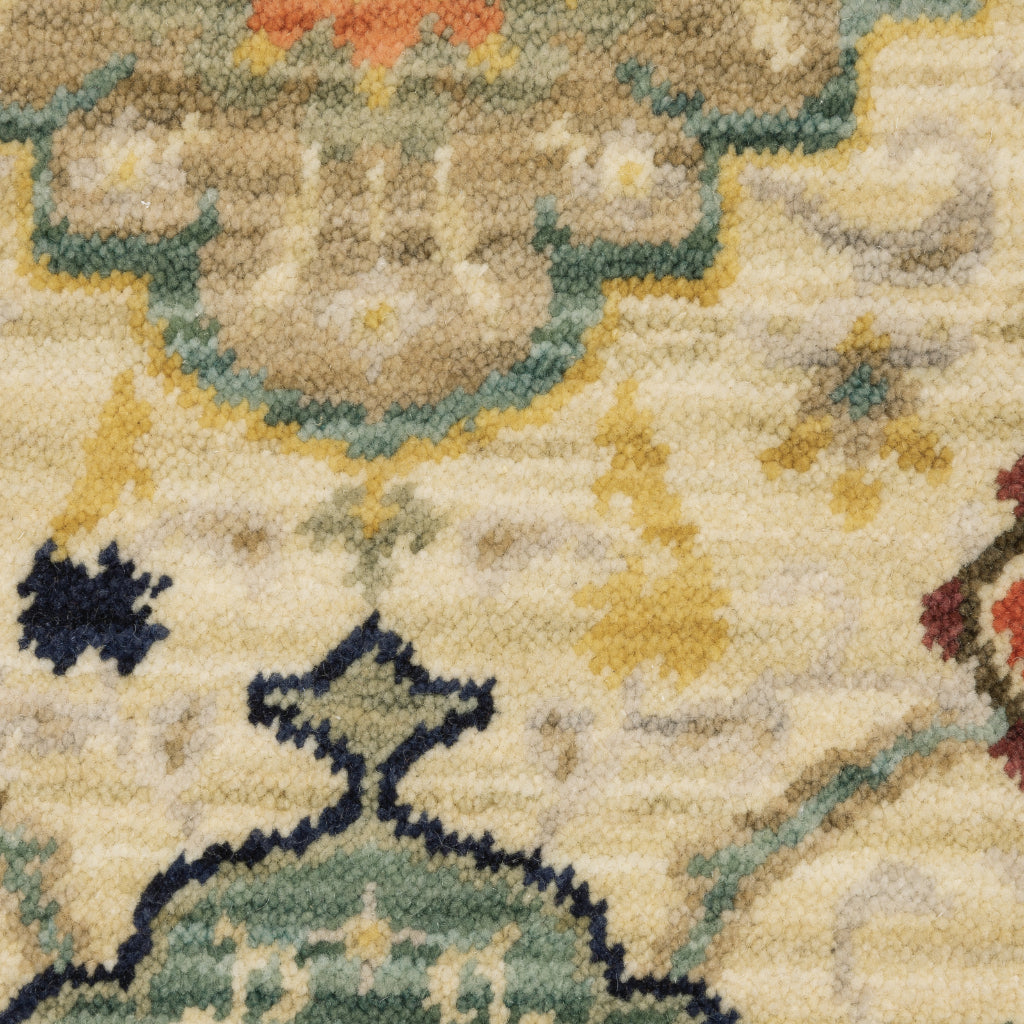 Oriental Weavers Lilihan 4601W Multicolor Rectangle Indoor Area Rug - Soft &amp; Durable Low Pile Rug with Oriental Design