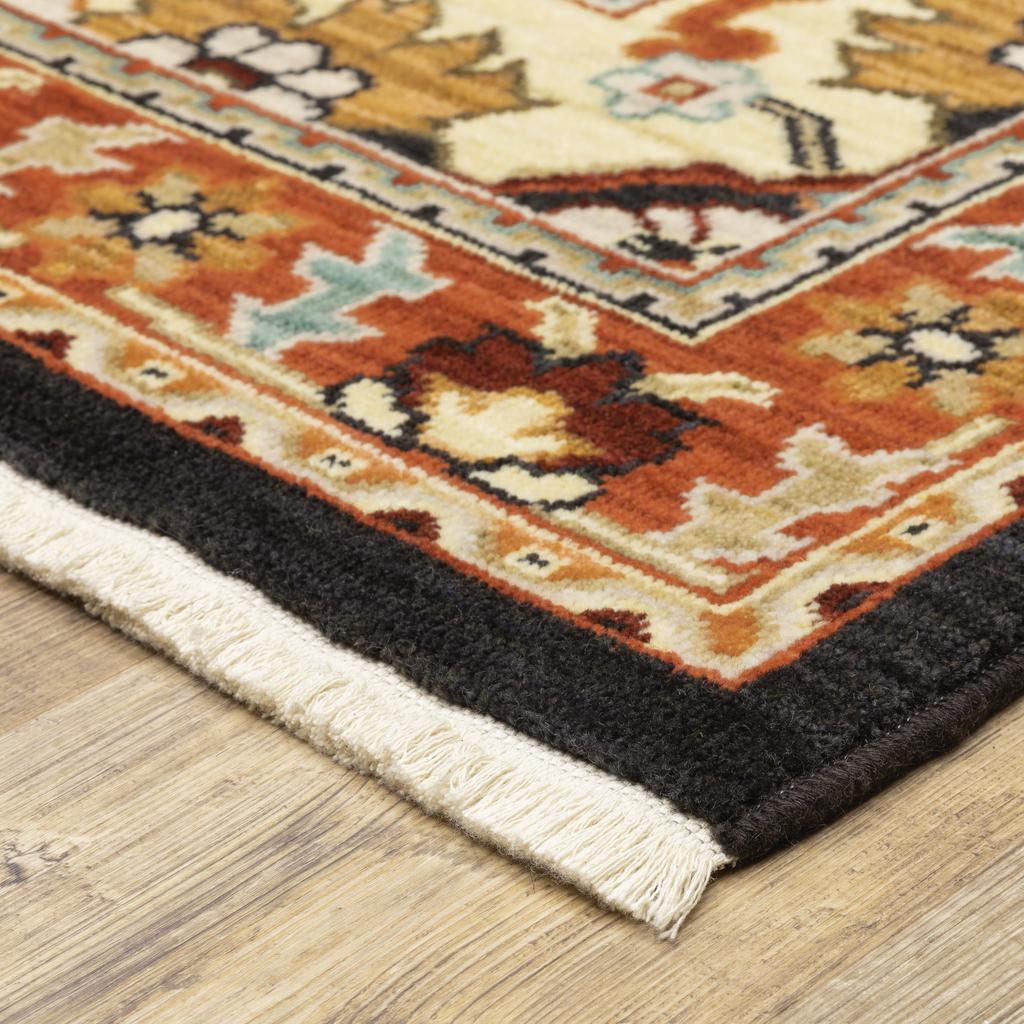 Oriental Weavers Lilihan 4929A Multicolor Rectangle Indoor Runner - Soft & Durable Low Pile Rug with Medallion Design-