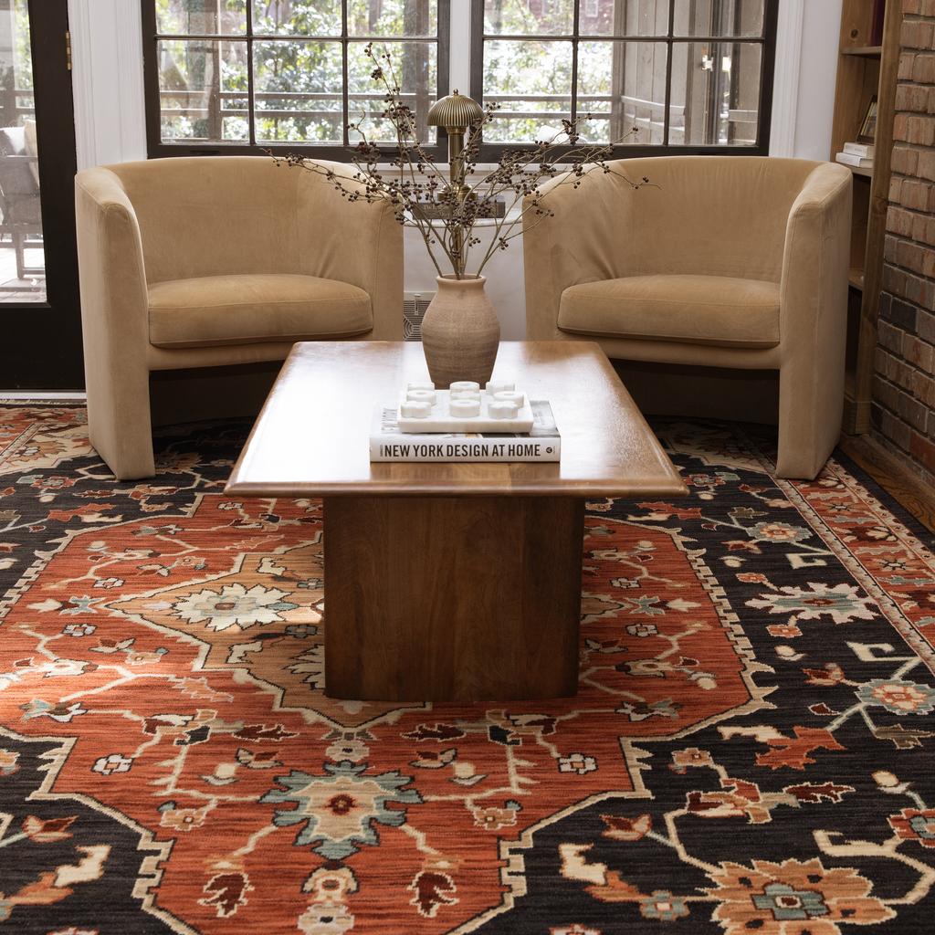 Oriental Weavers Lilihan 4929A Multicolor Rectangle Indoor Area Rug - Soft & Durable Low Pile Rug with Medallion Design-