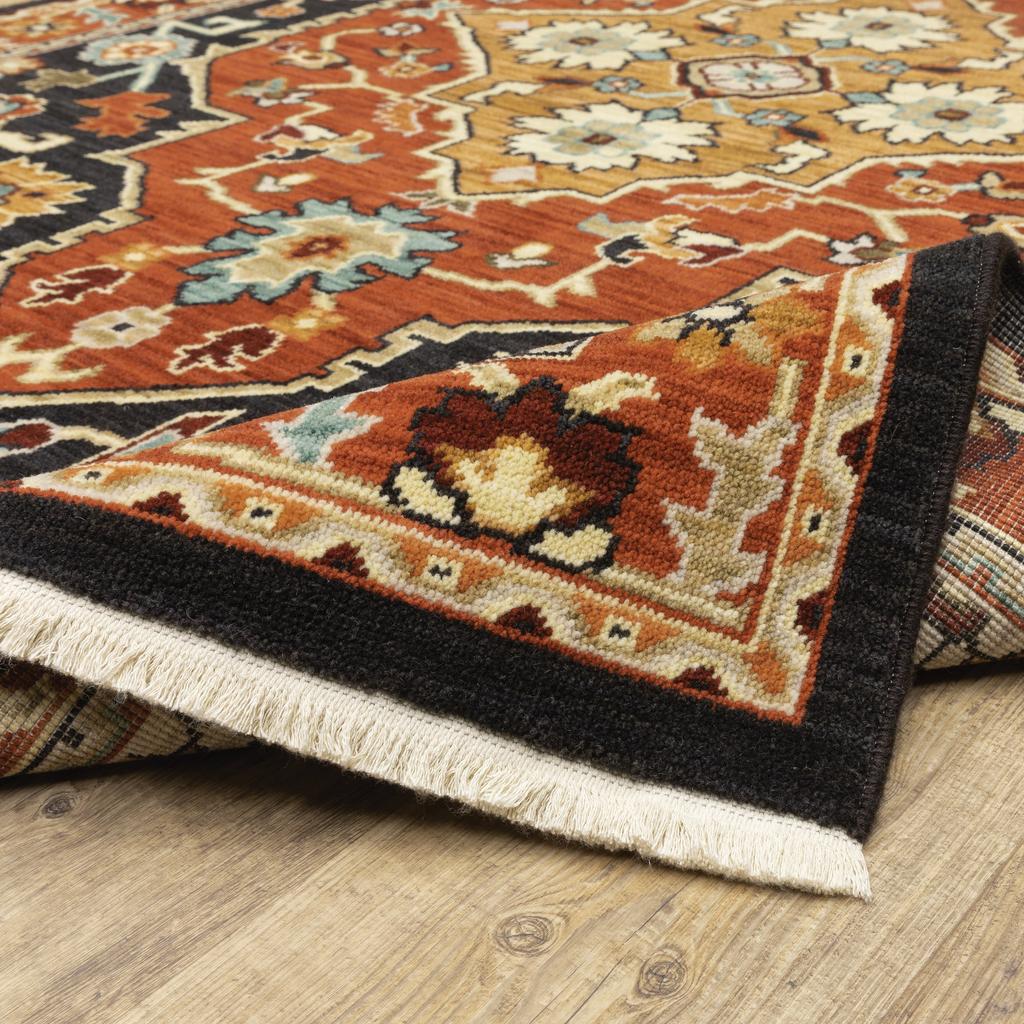 Oriental Weavers Lilihan 4929A Multicolor Rectangle Indoor Runner - Soft & Durable Low Pile Rug with Medallion Design-