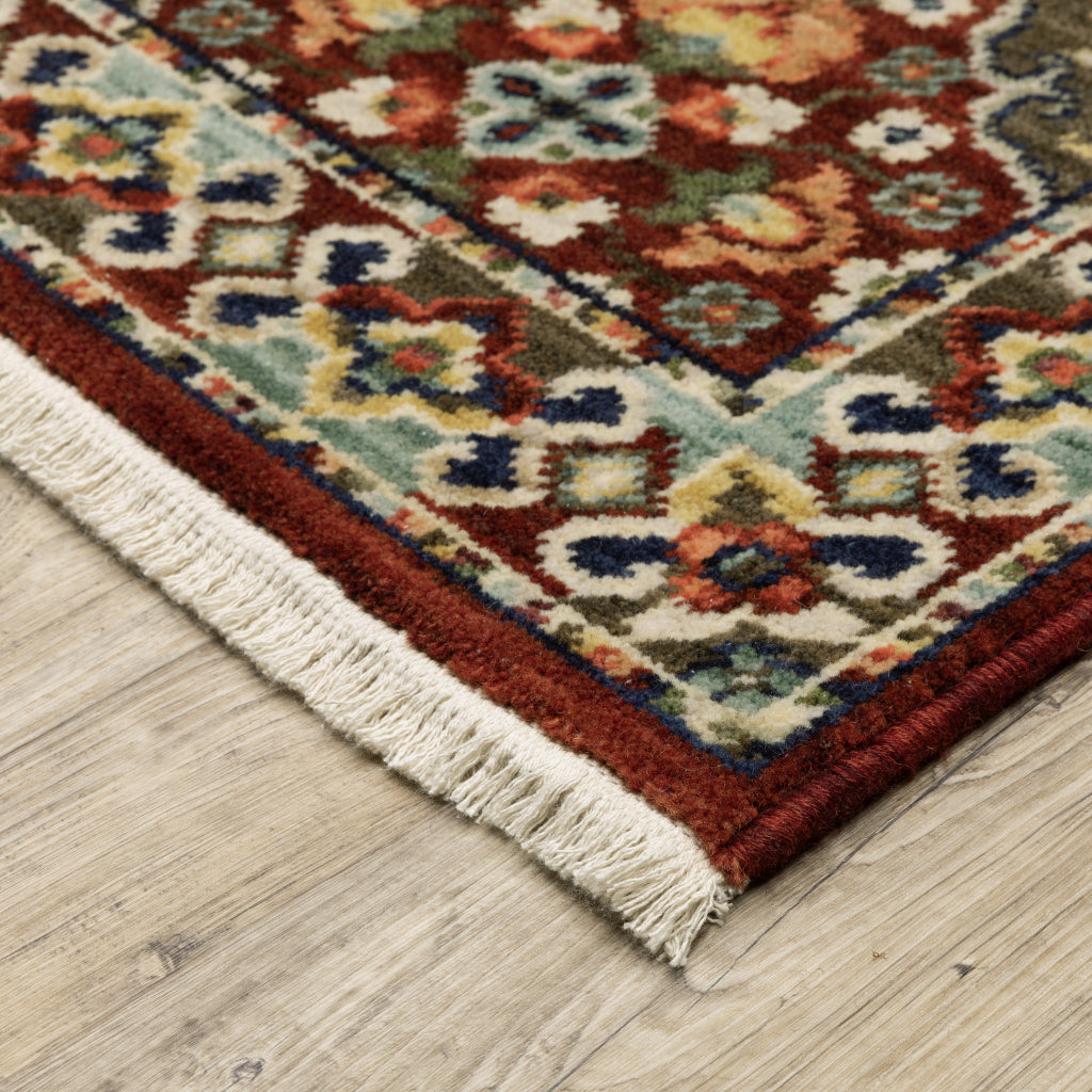 Oriental Weavers Lilihan 050X6 Multicolor Rectangle Indoor Runner - Soft &amp; Durable Low Pile Rug with Oriental Design