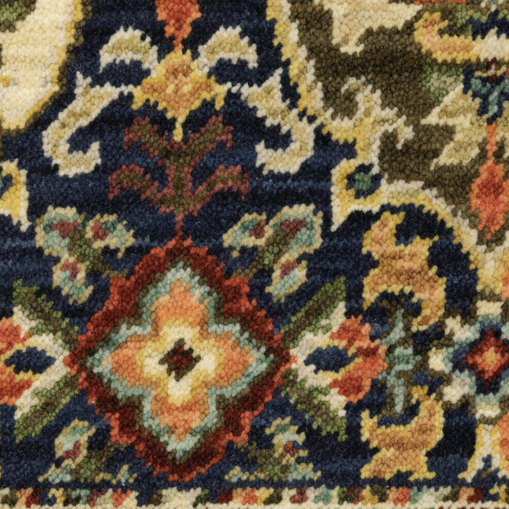 Oriental Weavers Lilihan 050X6 Multicolor Rectangle Indoor Runner - Soft &amp; Durable Low Pile Rug with Oriental Design