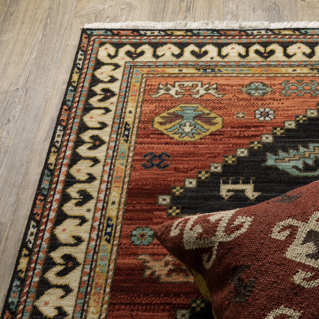 Oriental Weavers Lilihan 051K6 Multicolor Rectangle Indoor Runner - Soft &amp; Durable Low Pile Rug with Medallion Design