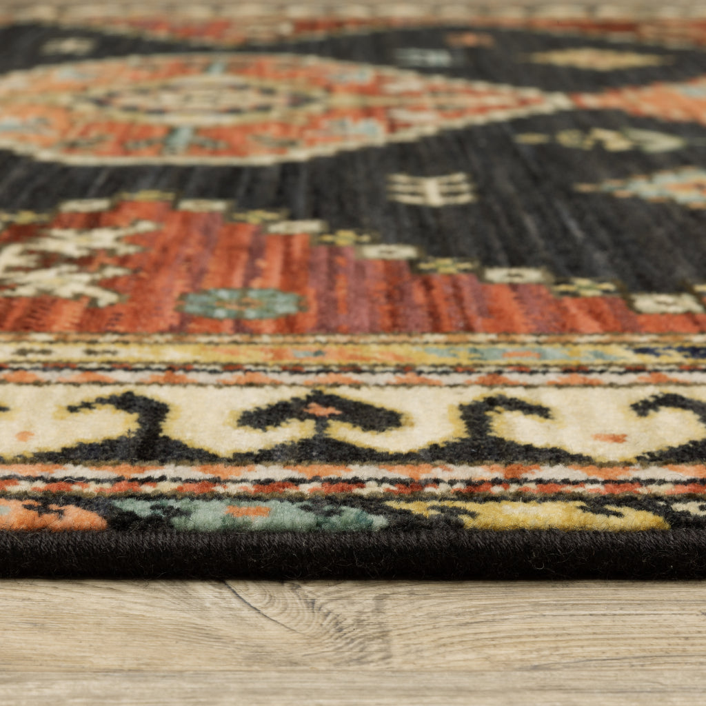 Oriental Weavers Lilihan 051K6 Multicolor Rectangle Indoor Runner - Soft &amp; Durable Low Pile Rug with Medallion Design