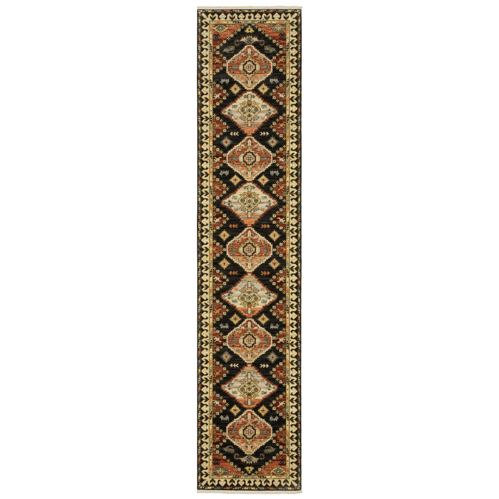 Oriental Weavers Lilihan 051K6 Multicolor Rectangle Indoor Runner - Soft & Durable Low Pile Rug with Medallion Design-