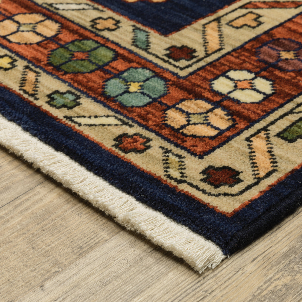 Oriental Weavers Lilihan 090B6 Multicolor Rectangle Indoor Area Rug - Soft &amp; Durable Low Pile Rug with Oriental Design